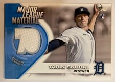 2021 Topps Update Major League Material Tarik Skubal #MLM-TS card