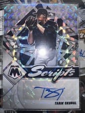 2022 Panini Mosaic Scripts Tarik Skubal #SC-SK card