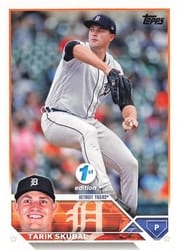 2023 Topps 1st Edition Base Set Tarik Skubal #74 card