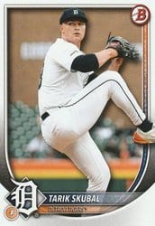 2025 Bowman Base Set Tarik Skubal #20 card