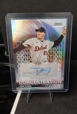 2025 Stadium Club Concentration Autographs Tarik Skubal #TVA-TS card