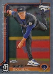 2025 Topps Chrome Base Set Tarik Skubal #258 card