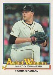 2025 Topps Heritage Award Winners Tarik Skubal #AW-6 card