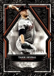 2025 Topps Tier One Base Set Tarik Skubal #45 card