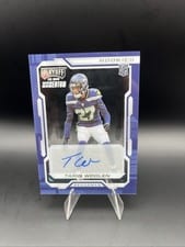 2022 Panini Chronicles Playoff Momentum Rookies Autographs Tariq Woolen #PMR-39 card