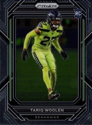 2022 Panini Prizm Base Set Tariq Woolen #349 card