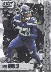 2023 Score Breakthrough Tariq Woolen #12 card