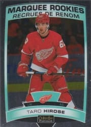 2019-20 O-Pee-Chee Platinum Base Set Taro Hirose #198 card