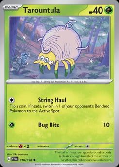 Scarlet & Violet Tarountula #16 card