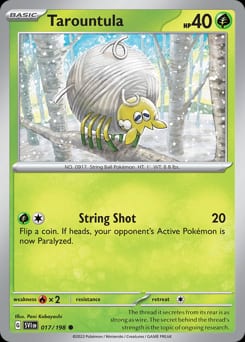 Scarlet & Violet Tarountula #17 card