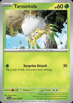 Scarlet & Violet Tarountula #18 card