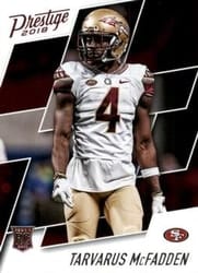2018 Panini Prestige Base Set Tarvarus McFadden #254 card