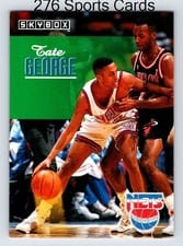 1992-93 SkyBox Base Set Tate George #156 card