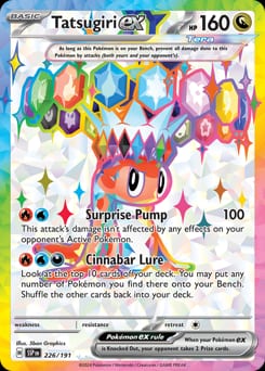 Surging Sparks Tatsugiri ex #226 card
