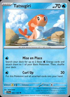 Scarlet & Violet Tatsugiri #62 card