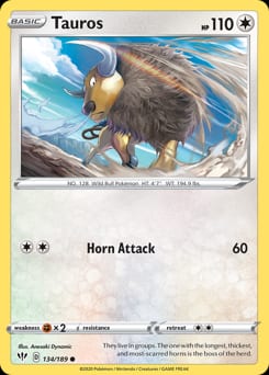 2020 Darkness Ablaze Tauros #134 card