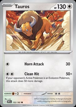 2025 Destined Rivals Tauros #152 card