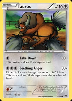 2016 Generations Tauros #57 card