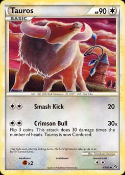 2010 HS—Unleashed Tauros #41 card