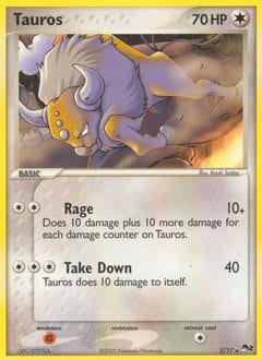 POP Series 2 Tauros #5 card