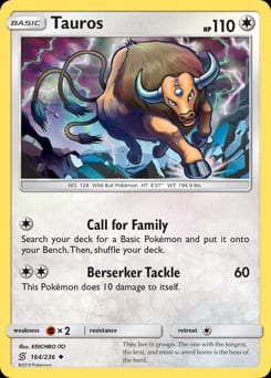 2019 Unified Minds Tauros #164 card