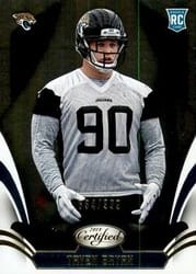 2018 Panini Certified Base Set Taven Bryan #190 card