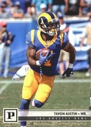 2018 Panini Base Set Tavon Austin #154 card