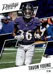 2018 Panini Prestige Base Set Tavon Young #149 card