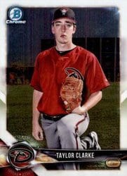 2018 Bowman Chrome Prospects Taylor Clarke #BCP113 card