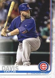 2019 Topps Base Set Taylor Davis #361 card
