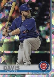 2019 Topps Chrome Sapphire Edition Base Set Taylor Davis #361 card