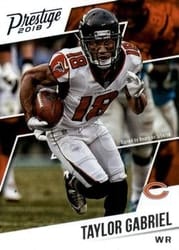 2018 Panini Prestige Base Set Taylor Gabriel #134 card