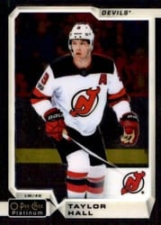 2018-19 O-Pee-Chee Platinum Base Set Taylor Hall #24 card