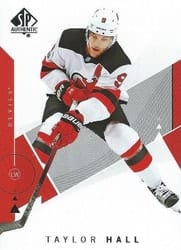 2018-19 SP Authentic Base Set Taylor Hall #10 card