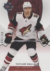 2019-20 Upper Deck Ultimate Collection Base Set Taylor Hall #52 card