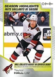 2020-21 O-Pee-Chee Base Set Taylor Hall #598 card