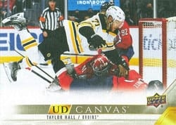 2022-23 Upper Deck UD Canvas Taylor Hall #C128 card