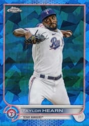 2022 Topps Chrome Update Sapphire Edition Base Set Taylor Hearn #US82 card