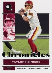 2021 Panini Chronicles Base Set Taylor Heinicke #95 card