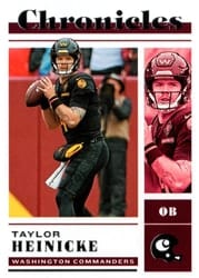 2022 Panini Chronicles Base Set Taylor Heinicke #20 card
