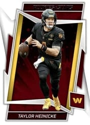 2022 Panini Rookies & Stars Base Set Taylor Heinicke #98 card