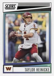 2022 Score Base Set Taylor Heinicke #254 card