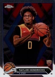 2023-24 Topps Chrome Base Set Taylor Hendricks #147 card