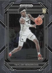 2023 Panini Prizm Draft Picks Base Set Taylor Hendricks #19 card