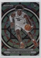 2023 Panini Prizm Draft Picks Stained Glass Taylor Hendricks #9 card