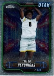2024-25 Topps Chrome Base Set Taylor Hendricks #31 card