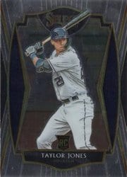 2021 Panini Select Base Set Taylor Jones #185 card