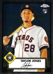 2021 Topps Chrome Platinum Anniversary Base Set Taylor Jones #56 card