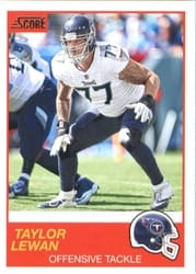 2019 Score Base Set Taylor Lewan #325 card