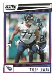 2022 Score Base Set Taylor Lewan #29 card
